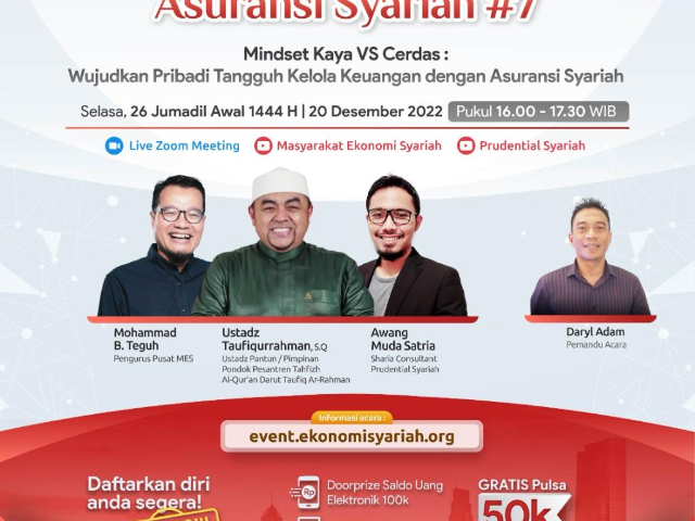 Mindset Kaya VS Cerdas : Wujudkan Pribadi Tangguh Kelola Keuangan dengan Asuransi Syariah