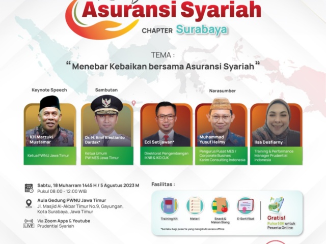 Roadshow Asuransi Syariah Chapter Surabaya: Menebar Kebaikan Bersama Asuransi Syariah